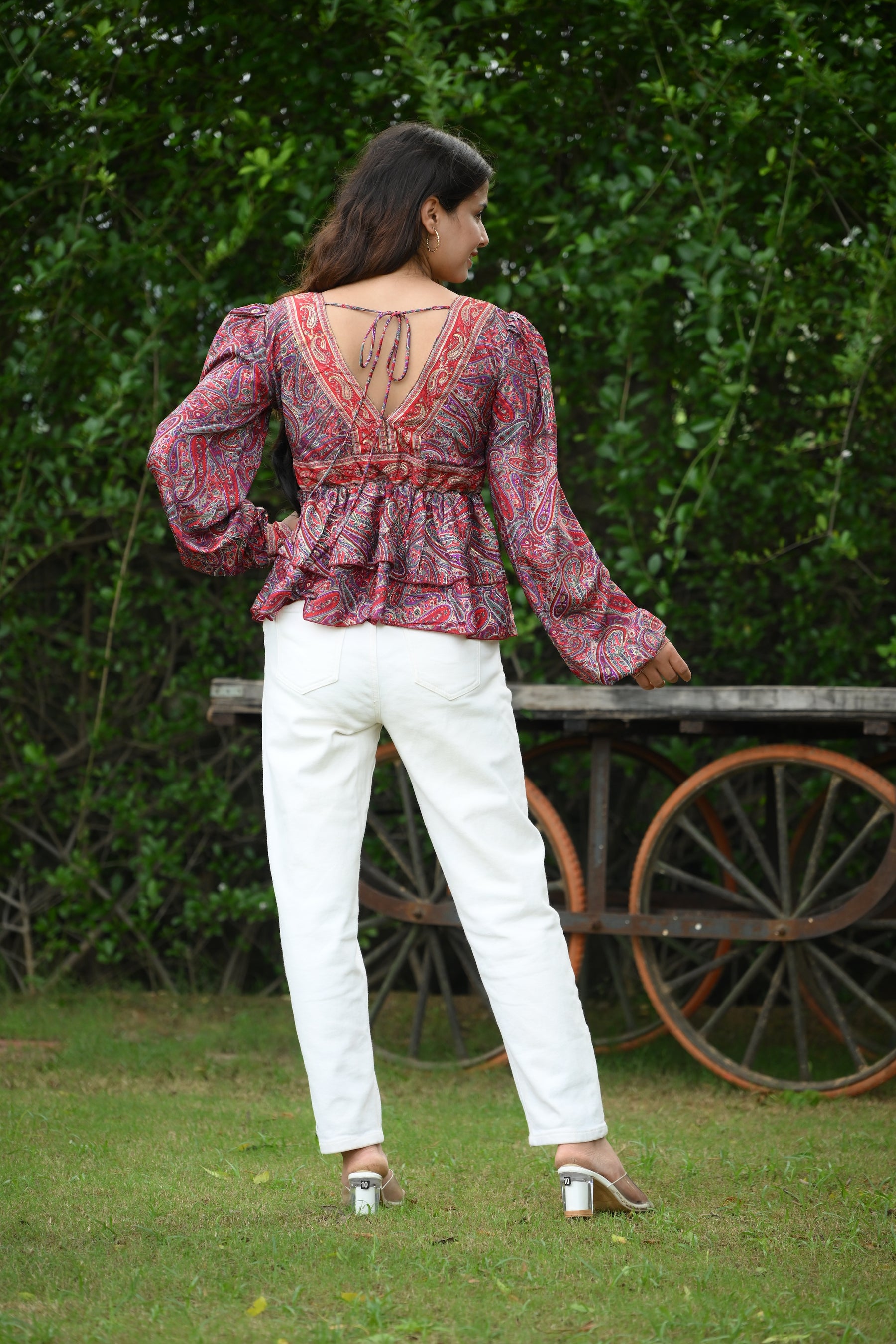 Ruffle Top - Mix Printed