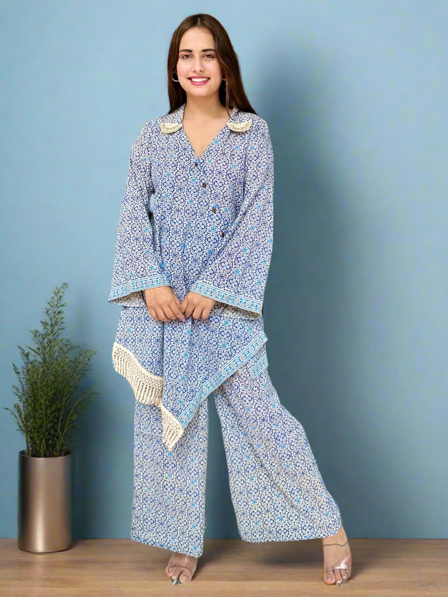 Summer Breeze Blue Coord Set