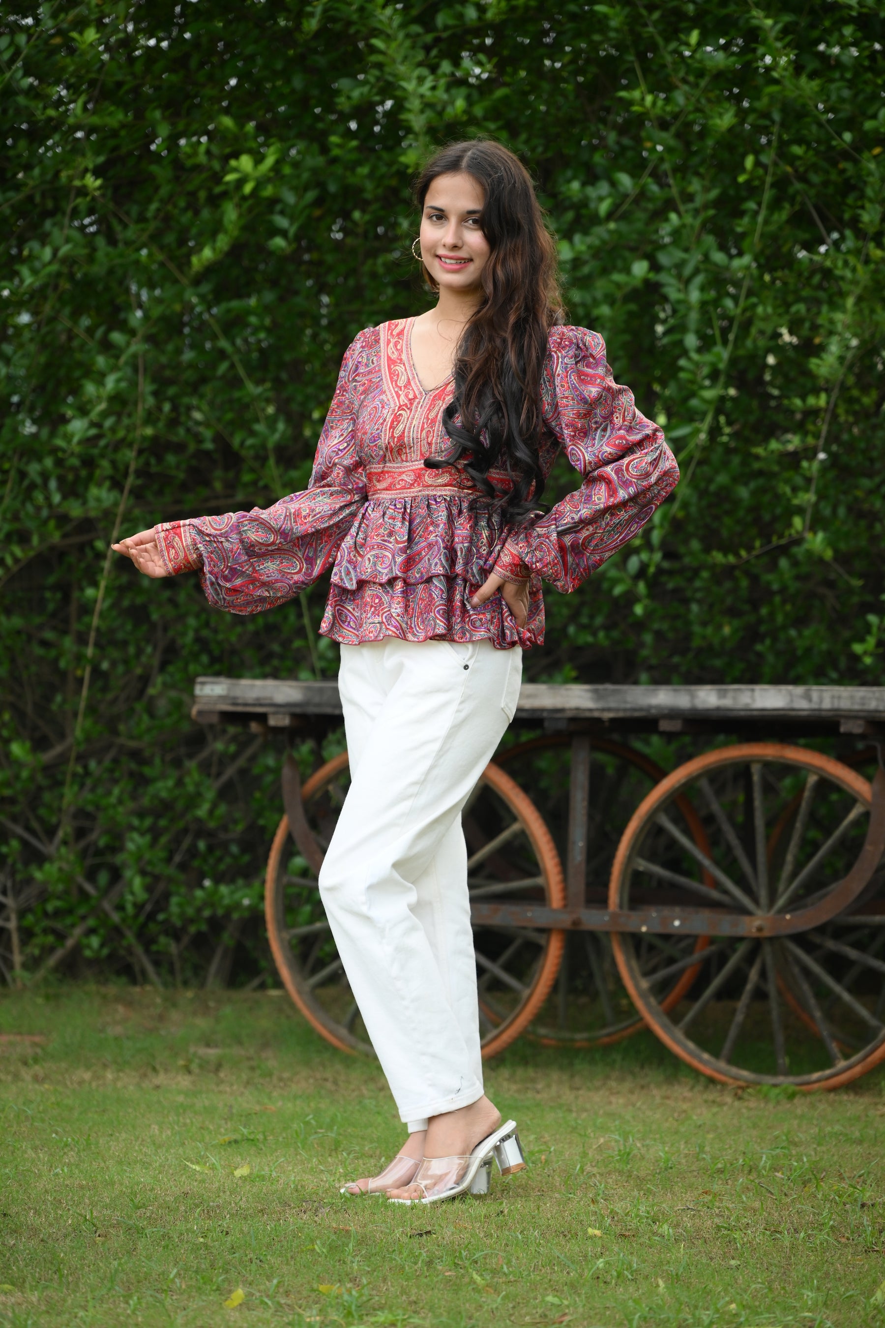 Ruffle Top - Mix Printed