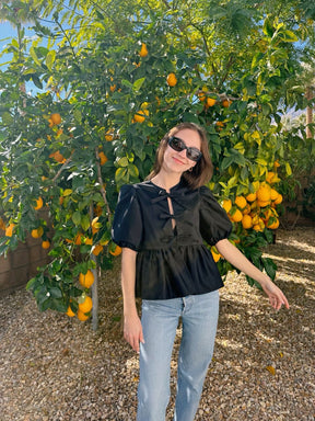 Blow Placket Top