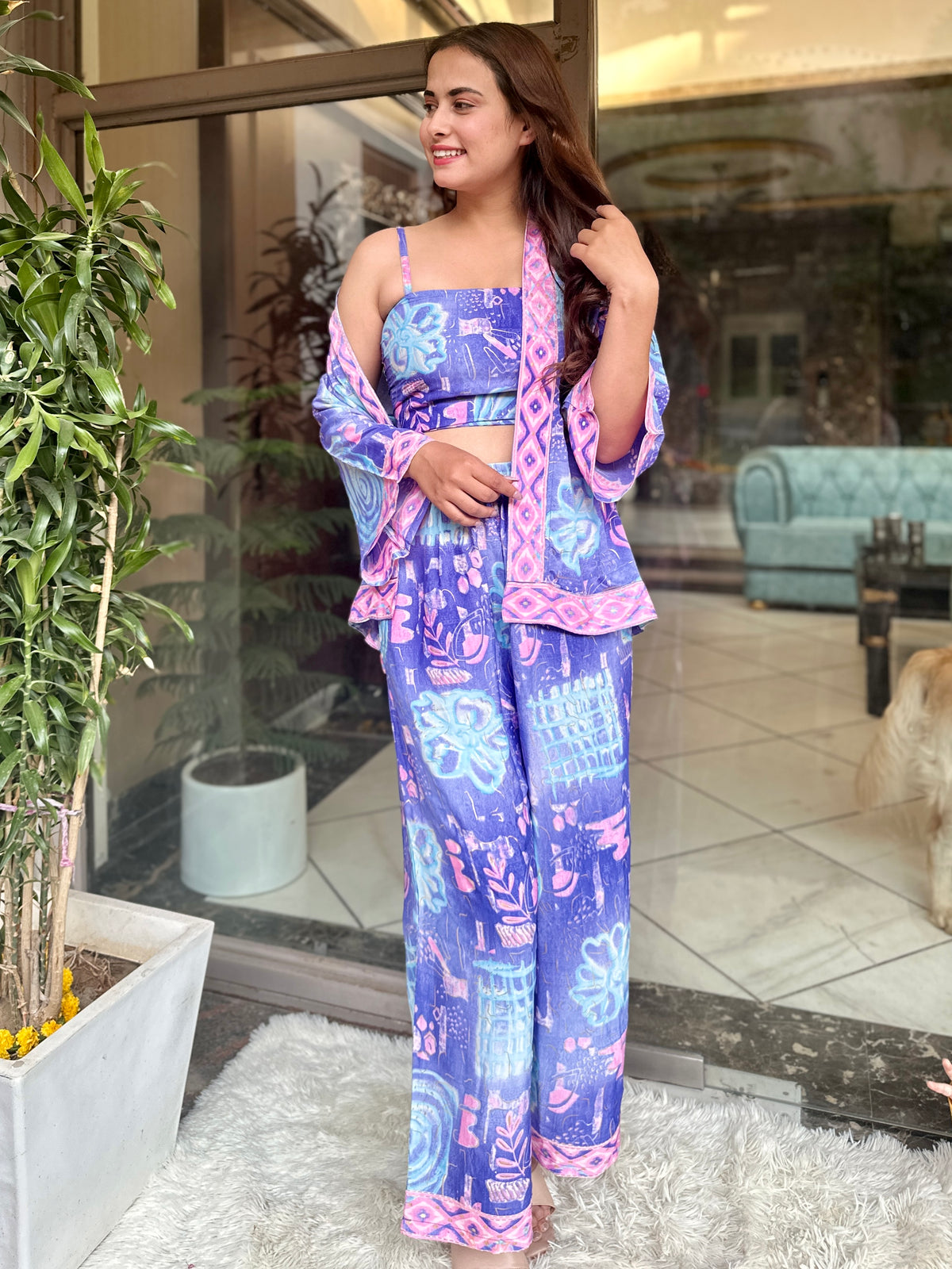 Sky Purple 3 Piece Set