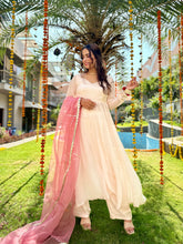 Apricot Georgette Suit Set
