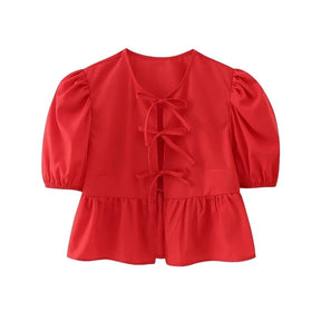 Blow Placket Top
