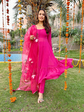 Pink Georgette Suit Set