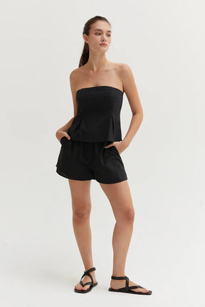 Coord Set Shoulder less - (2Pc Set)