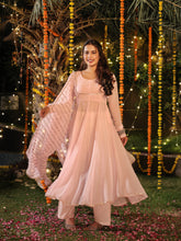 Baby Pink Georgette Suit Set