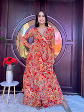 Angrakha Style Ethnic Motif Suit Set